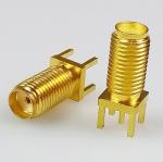 PCB Mount SMA Connector Straight (Jack,Female & Male ,50Ω) L17.68mm